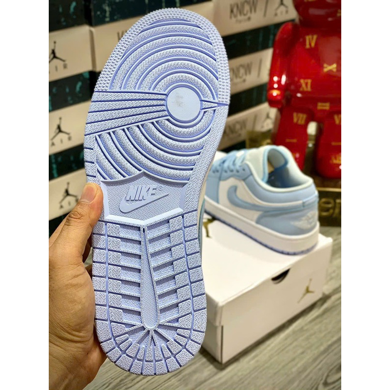 L Hàng Sẵn l Giày Thể Thao 𝐉𝐃𝟏 𝐋𝐨𝐰 𝐀𝐥𝐮𝐦𝐢𝐧𝐮𝐦 Xanh Trắng Bản SC Đẹp Nhất Thị Trường Full Bill Box