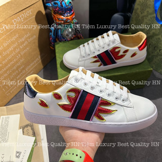 Giày Thể Thao Snesker ACE Gucci Đốm Lửa
