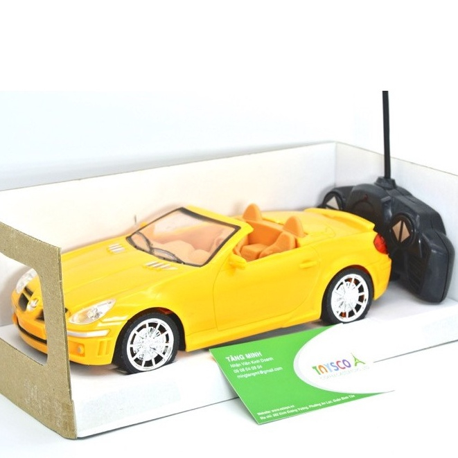 Xe điều khiển 1:18 có đèn trước BENZ  - 6335CH ba màu đỏ, vàng, xanh da trời