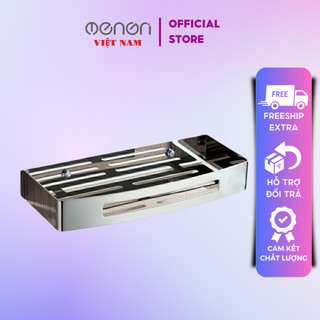 Kệ Để Đồ Nhà Tắm INOX 304 Lắp Đặt Dán Tường Gạch Men Hoặc Khoan Vít - OENON