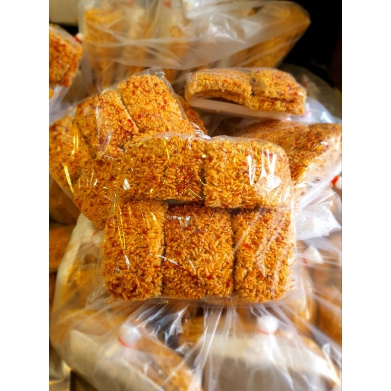 CƠM CHÁY NẾP SỐT MẮM ỚT KO CHÀ BÔNG - BỊCH 500GR