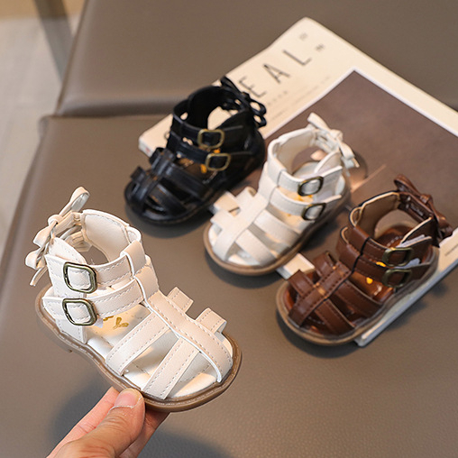Sandal Chiến Binh Siêu Mềm Nhẹ Êm Chân Cho Bé Gái Từ 1 Đến 2 Tuổi