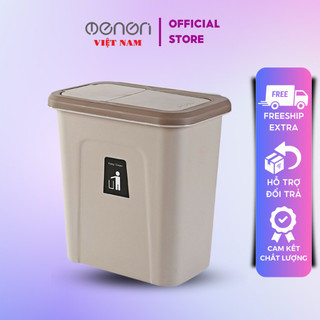Thùng Rác Thông Minh Treo Cánh Tủ Có Lắp Đậy Vệ Sinh Sạch Sẽ Dung Tích 7 Lít - OENON