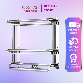Giá INOX 304 Treo Khăn Tắm Đồ Dùng PhòngTắm Lắp Đặt Dính Tường Không Cần Khoan - OENON