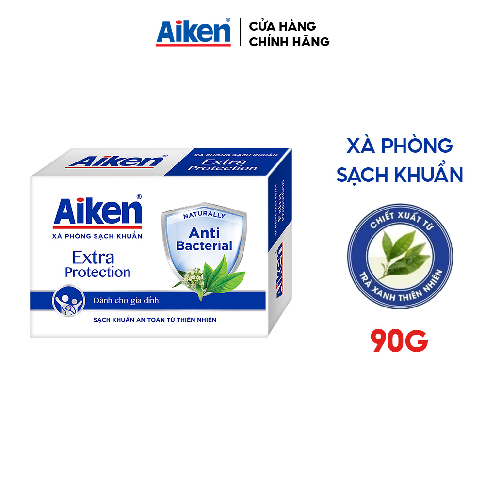 [HB Gift] Xà Phòng Sạch Khuẩn Aiken 90g / hộp