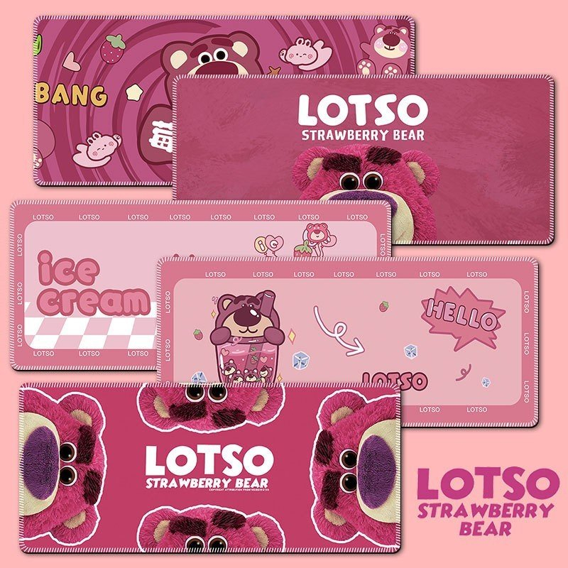 Tấm Lót Bàn,Lót Chuột Chống Thấm,Chống Trượt, Trang Trí Bàn Học,Bàn Làm Việc-Sanrio,Gấu Dâu,Cinnamoroll,Stella