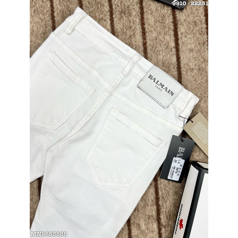 Xả kho hình ảnhthật quần jen nam màu trắng vá da hình ảnh thật mẫu  mới  nhất 2023 được kiểm tra hàng màu trắng ông côn