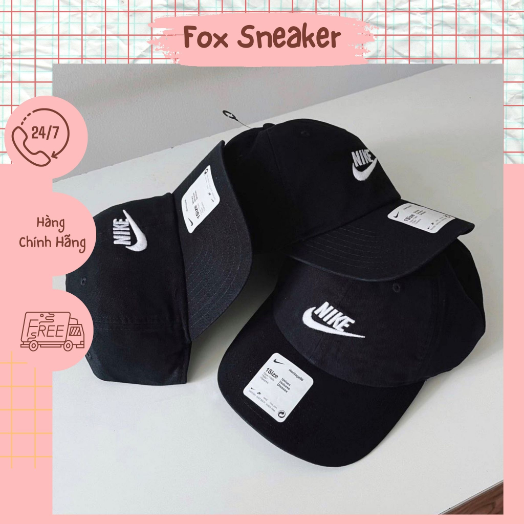 Mũ Nón Nike Sportswear Heritage86 Futura Washed 913011-010 - Fox Sneaker