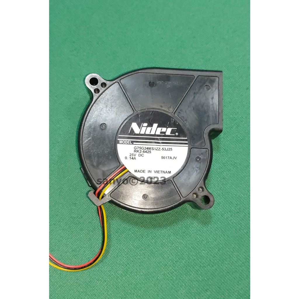 Quạt lồng sóc(quạt sò, quạt sên) Nidec 7cm 24V