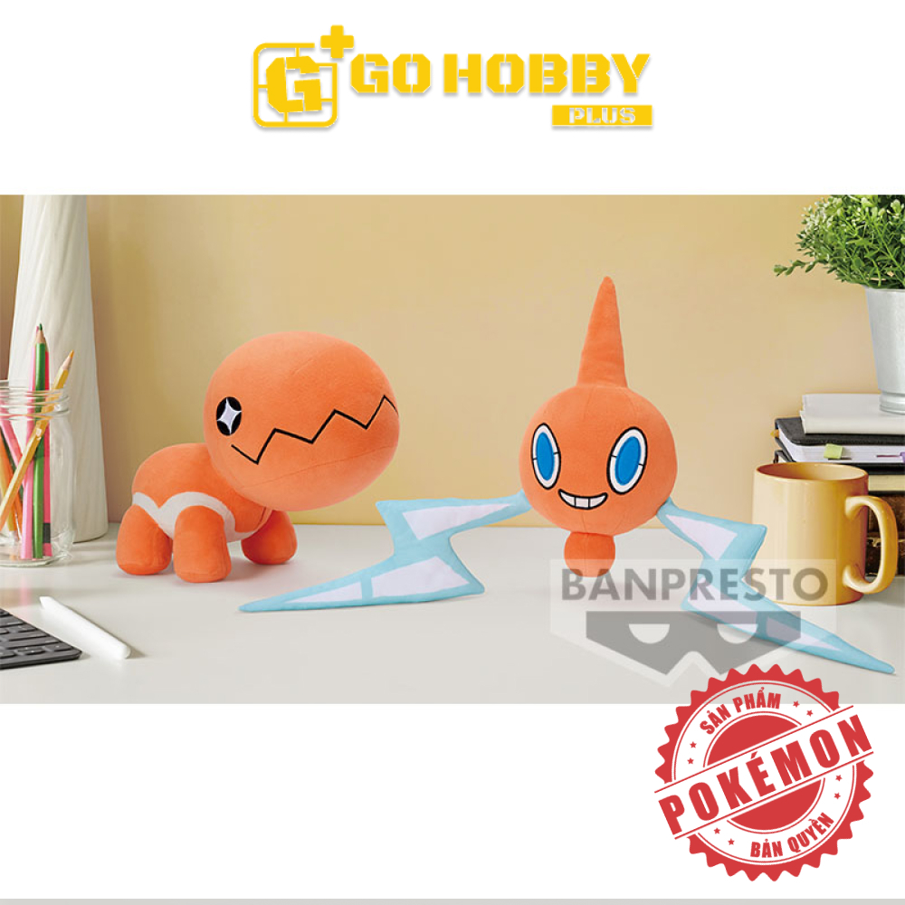 BANPRESTO | Thú bông Nuckrar ~ Rotom | POKÉMON BIG PLUSH COLOR SELECTION ORANGE TRAPINCH ~ ROTOM