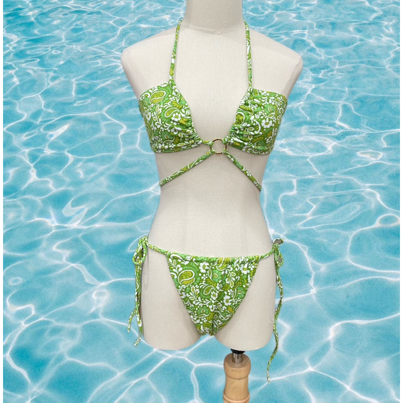 Bộ Bikini Bộ Bơi Hai Mảnh Có Mút Ngực Hàng Xuất