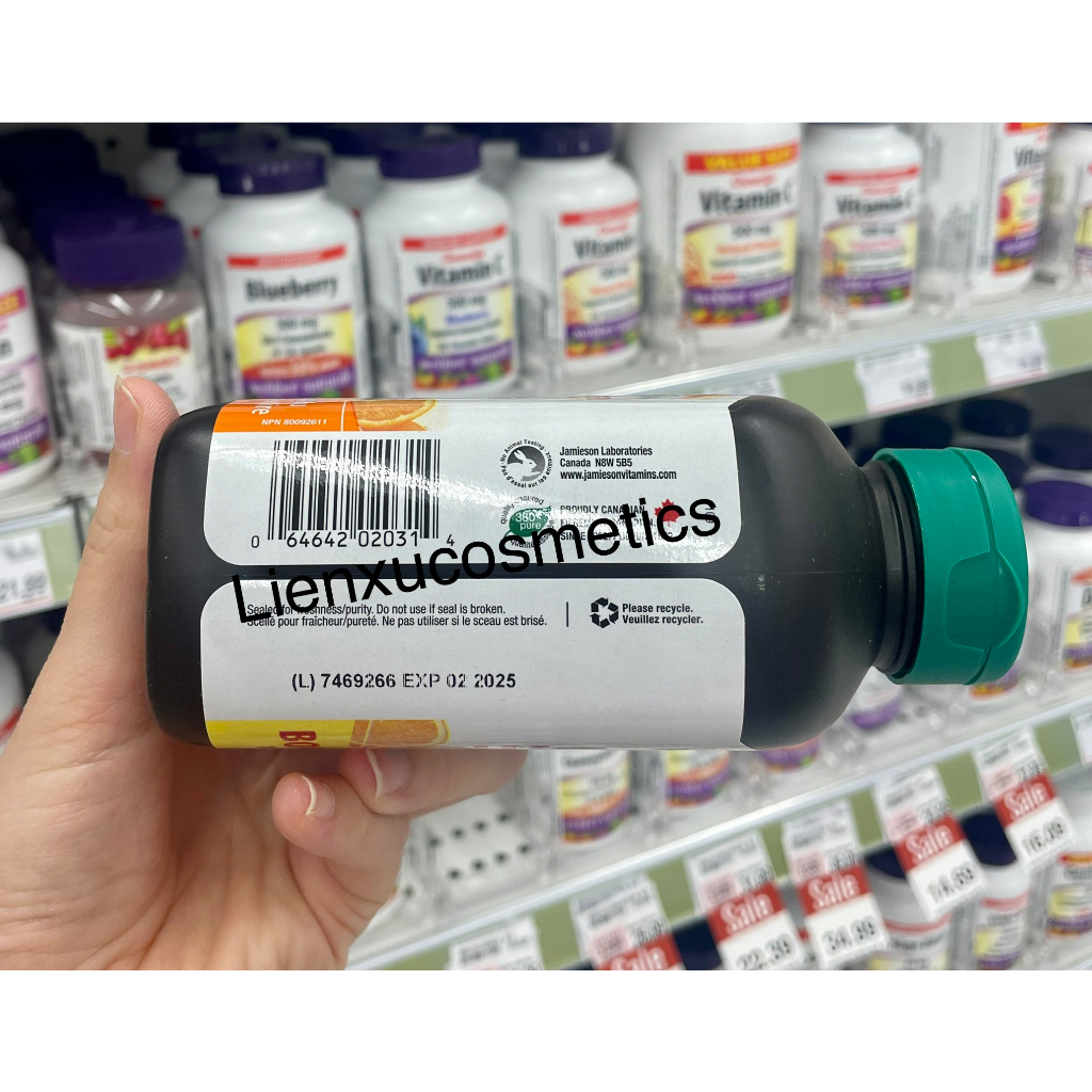 Viên nhai Jamieson Vitamin C 500mg, vị cam, hộp 120 viên