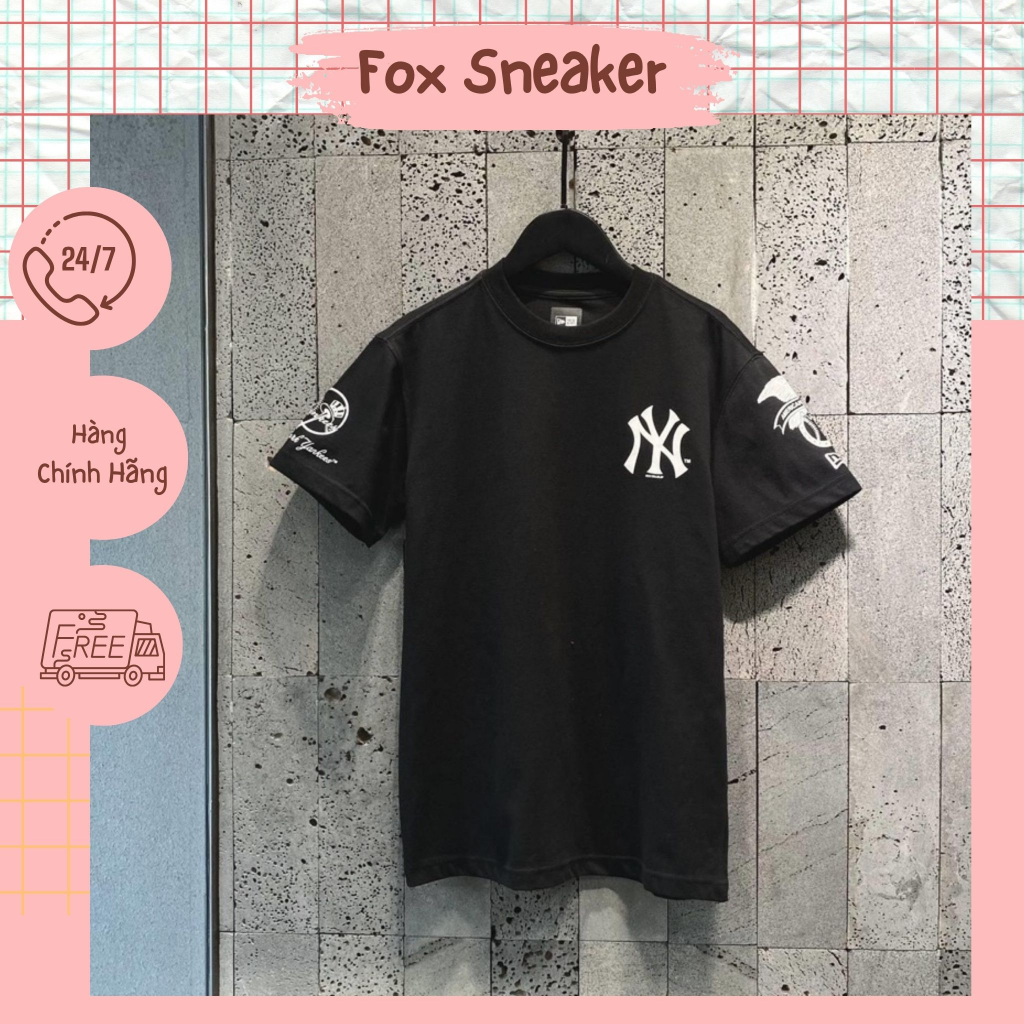 (Auth) - Áo Thun New Era American League Màu Đen | 12360538 - Fox Sneaker