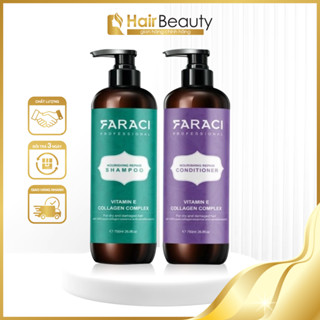 Cặp dầu gội xả FARACI tăng cường double dưỡng chất giúp phục hồi sâu cấu trúc tóc từ bên trong,giảm gãy rụng 