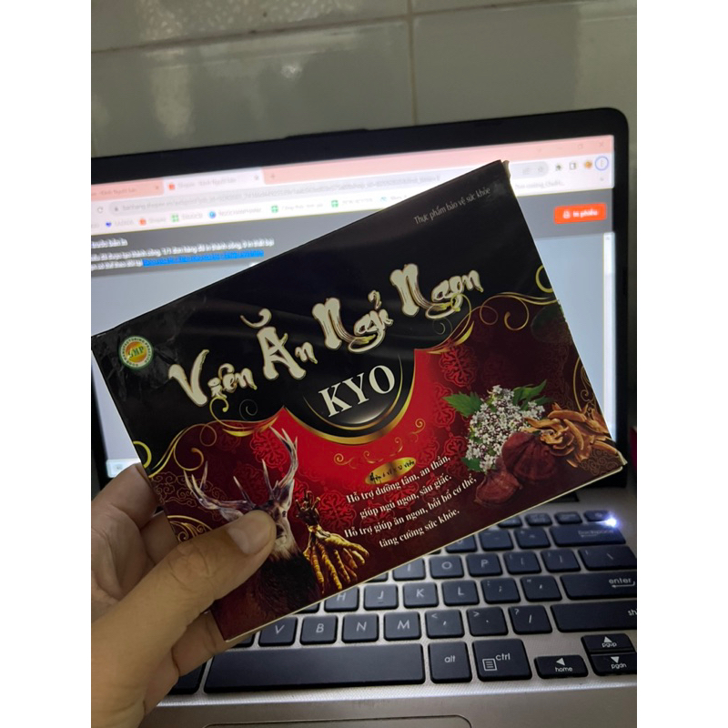 Viên Ăn Ngủ Ngon Kyo , An Thần, Ngủ Ngon và Sâu Giấc Hơn, Hộp 60 Viên,