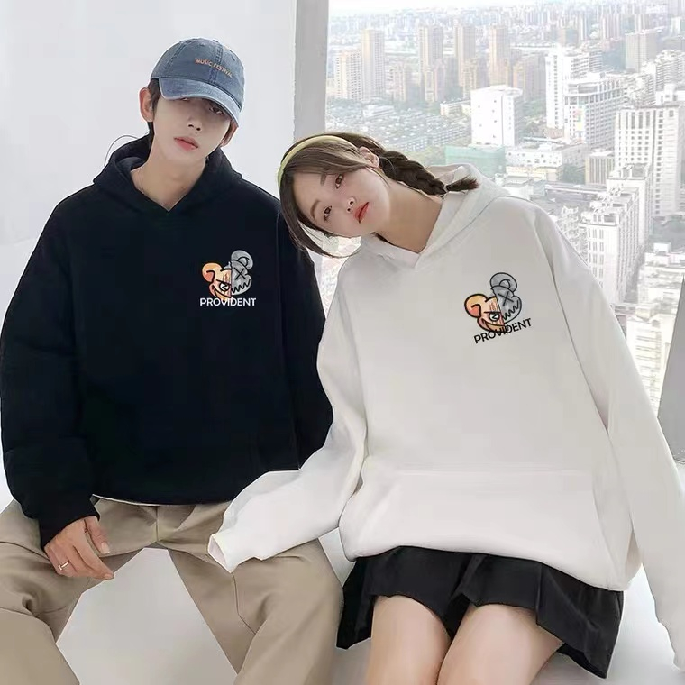 Áo hoodie unisex nam nữ in hình GẤU VISA