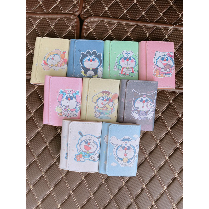 Ví gập 3 đôremon đáng yêu nhiều mẫu hottrend 2023