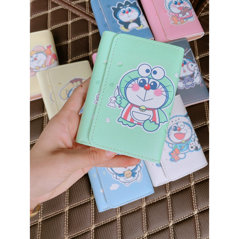 Ví gập 3 đôremon đáng yêu nhiều mẫu hottrend 2023