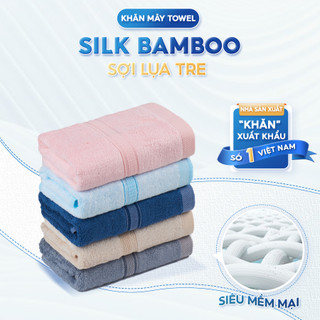 Khăn Mặt Sợi Tre Cao Cấp Siêu Mềm Mại Kích Thước 30x50cm Kháng Khuẩn Kháng Nấm