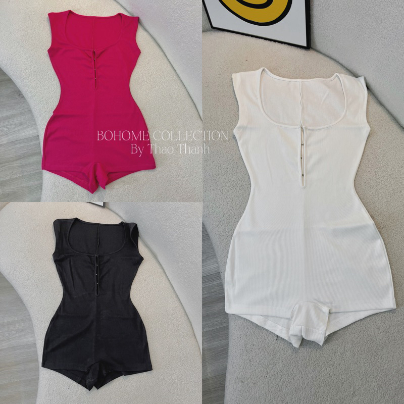 Jumpsuit khoét ngực quyến rũ - KHOSIBOHOME