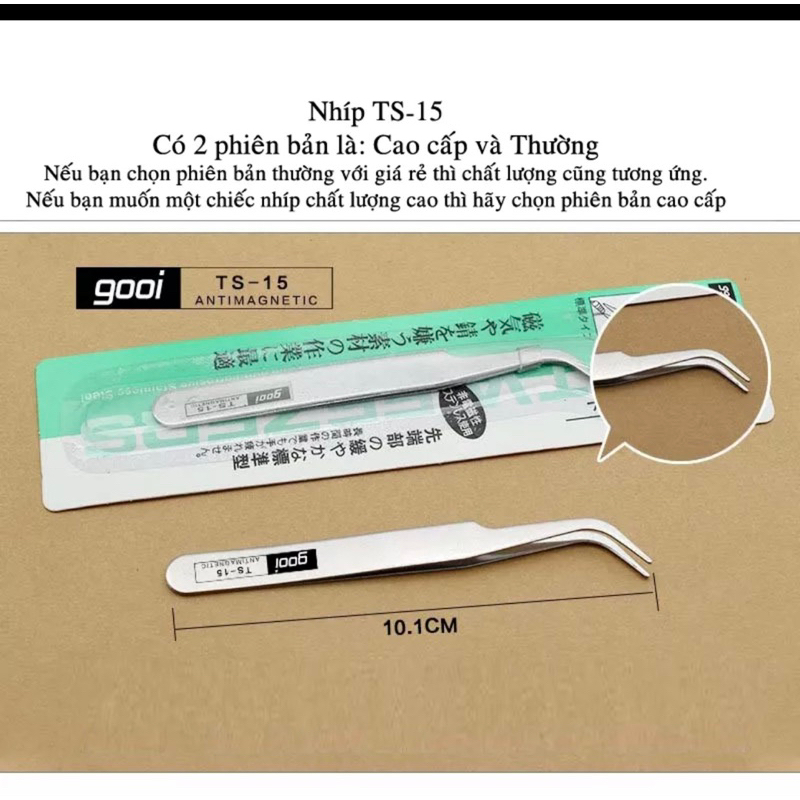Nhíp gắp đá nail - Nhíp nail chuyên dụng cho dân làm móng