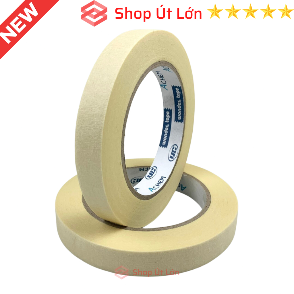 1 Cuộn băng keo giấy rộng 1.5cm, dài 45mét màu trắng, giá tại xưởng