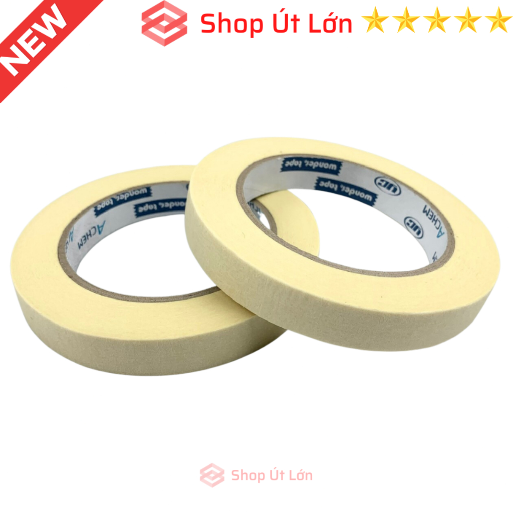 1 Cuộn băng keo giấy rộng 1.5cm, dài 45mét màu trắng, giá tại xưởng