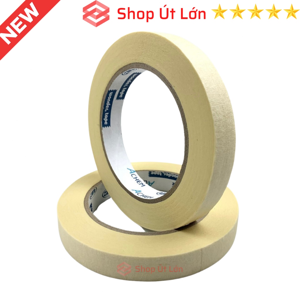 1 Cuộn băng keo giấy rộng 1.5cm, dài 45mét màu trắng, giá tại xưởng