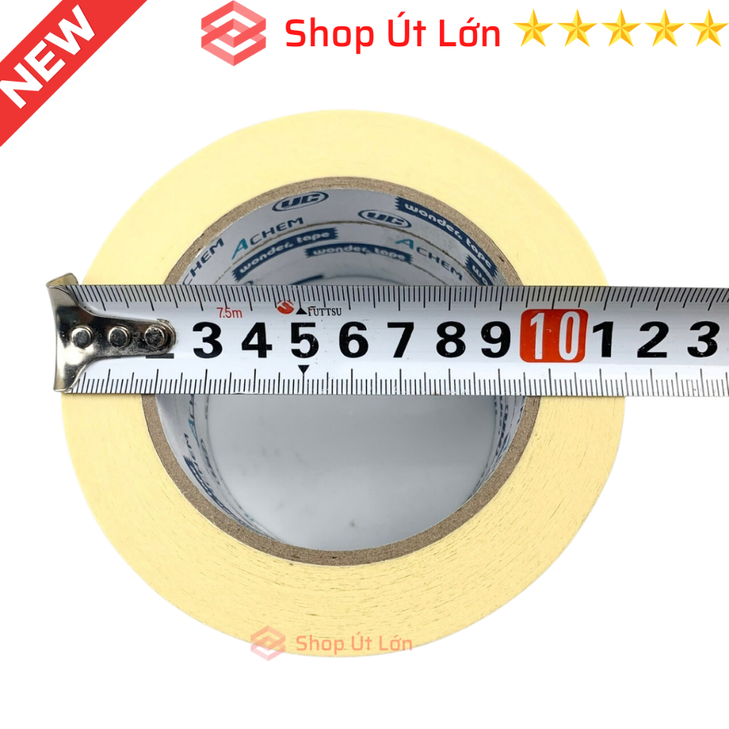 1 Cuộn băng keo giấy rộng 1.5cm, dài 45mét màu trắng, giá tại xưởng