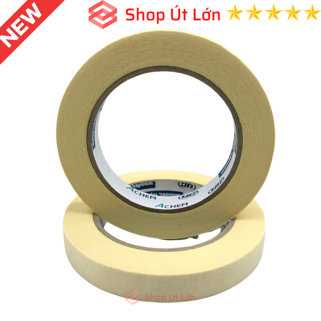 1 Cuộn băng keo giấy rộng 1.5cm, dài 45mét màu trắng, giá tại xưởng