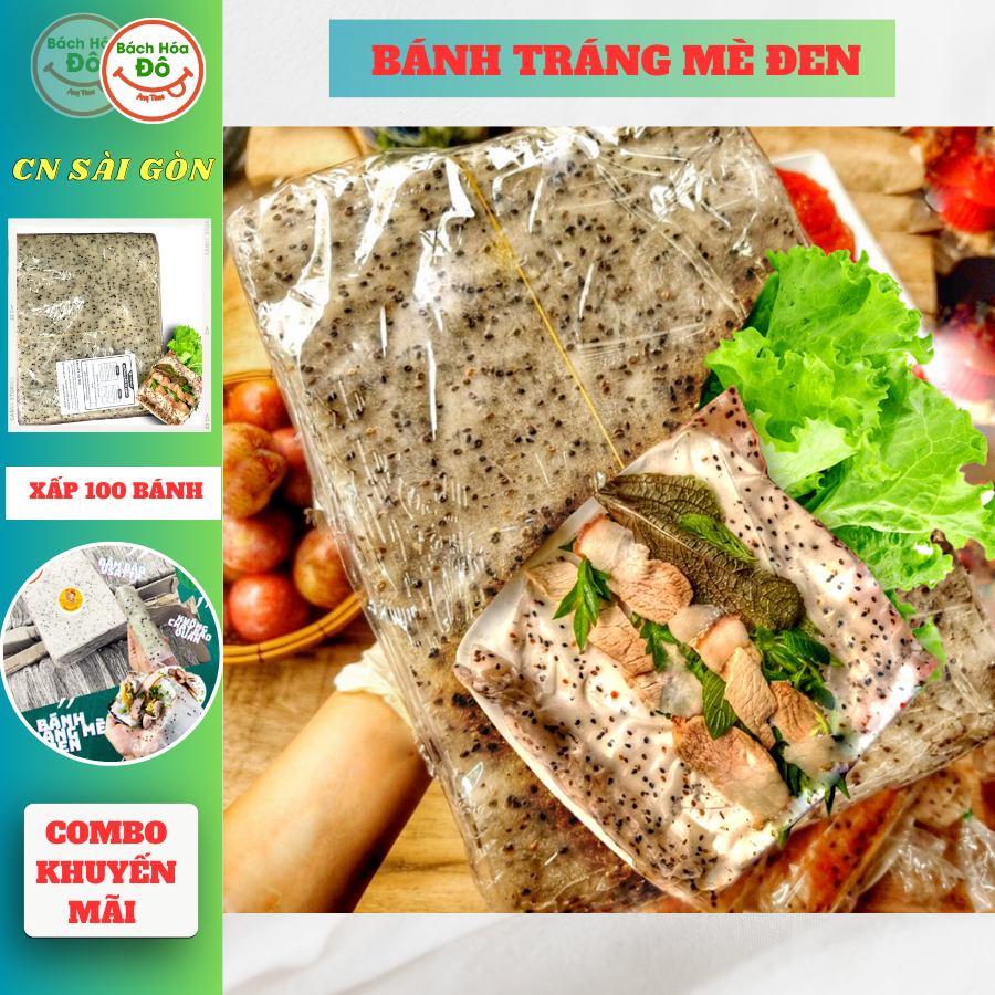 Bánh Tráng Mè Đen Bình Định,Mè Đen Phan Rang Đặc SảnNhúng Nước Cuốn Gỏi,Làm Bánh Tráng Nướng Mắm