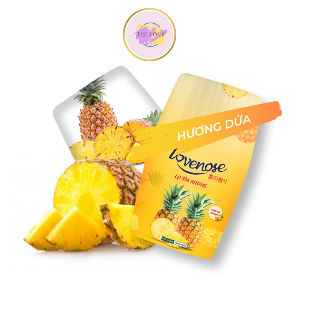 Lọ tỏa hương Lovenose dung tích 250 ml mùi hương hoa quả tự nhiên, lọ để thơm phòng khử mùi hôi thơm lâu 90 ngày