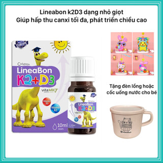LineaBon K2D3 tăng cường hấp thu canxi, giúp tăng chiều cao tối đa, bé ngủ sâu giấc