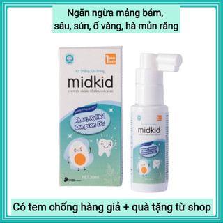 MIDKID Xịt Chống Sâu Răng Cho Bé - Cho Bé Hàm Răng Chắc Khỏe