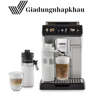 Máy pha cà phê tự động delonghi ecam 450.55.s eletta explore, máy pha cà phê gia đình, văn phòng, made in eu, giadungnha