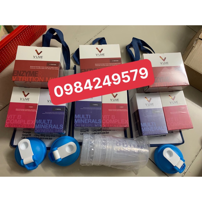 Bộ 3 Vlive gồm ( Voxy, Vtrition, Vneral ) kèm quà tặng