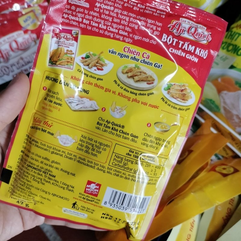 Bột chiên giòn Aji quick 42g