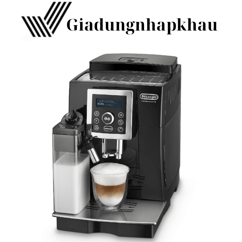 Máy Pha Cà Phê Tự Động DELONGHI ECAM 23.466.B, Máy Pha Cà Phê Gia Đình, Văn Phòng, Nhập EU, BH 12 Tháng, Giadungnhapkhau