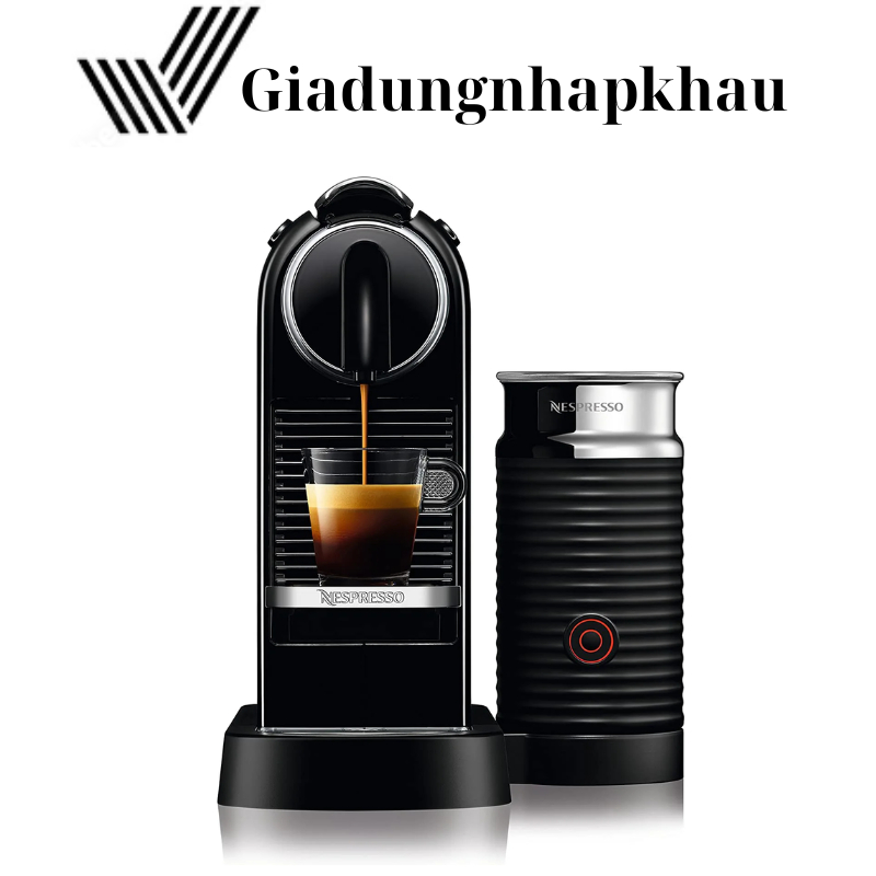 Máy Pha Cà Phê Viên Nén Delonghi Nespresso Citiz EN267 / EN16, Máy Pha Cafe, Espresso, Cappuccino, Nhập EU, BH 12 Tháng