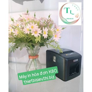 Máy in hóa đơn K80 kết nối máy tính, Máy in nhiệt K80 tự động cắt giấy