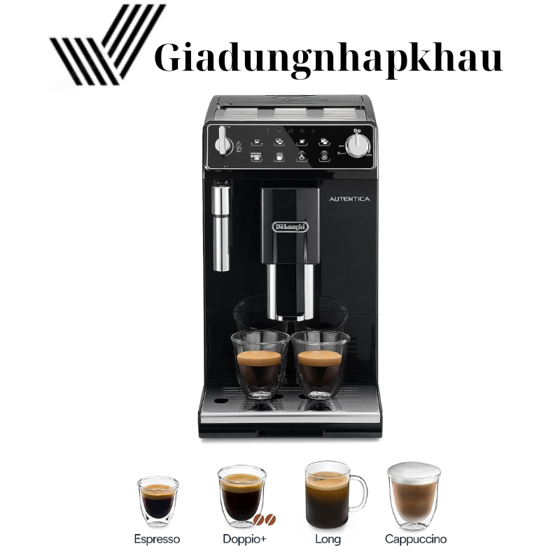 Máy Pha cafe DELONGHI Autentica ETAM 29.510.B, Máy Pha Cà Phê, Cappuccino, Espresso, Made in EU, BH 12 Tháng, Giadungnha