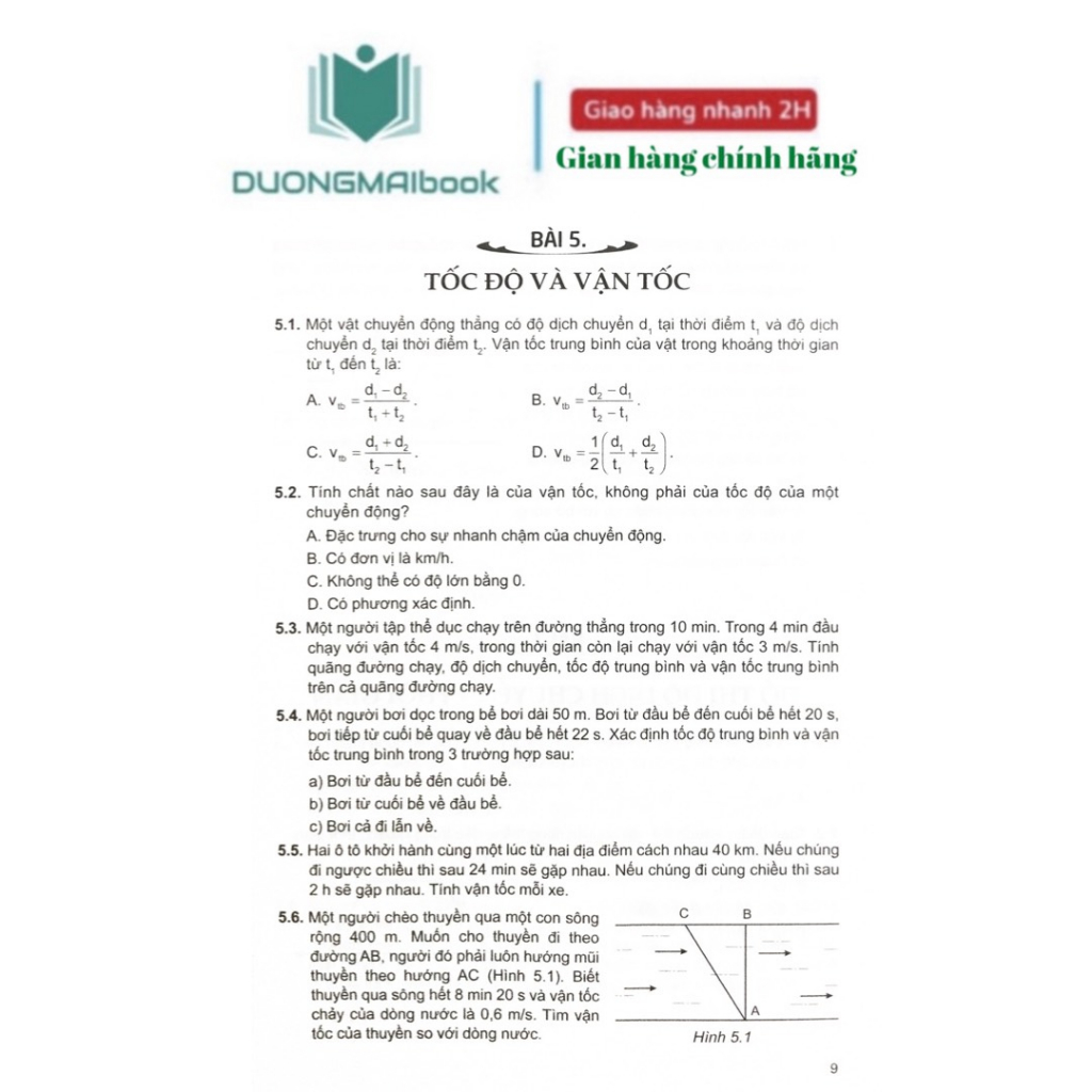 Sách Bài tập Vật lí 10 - Kết nối tri thức