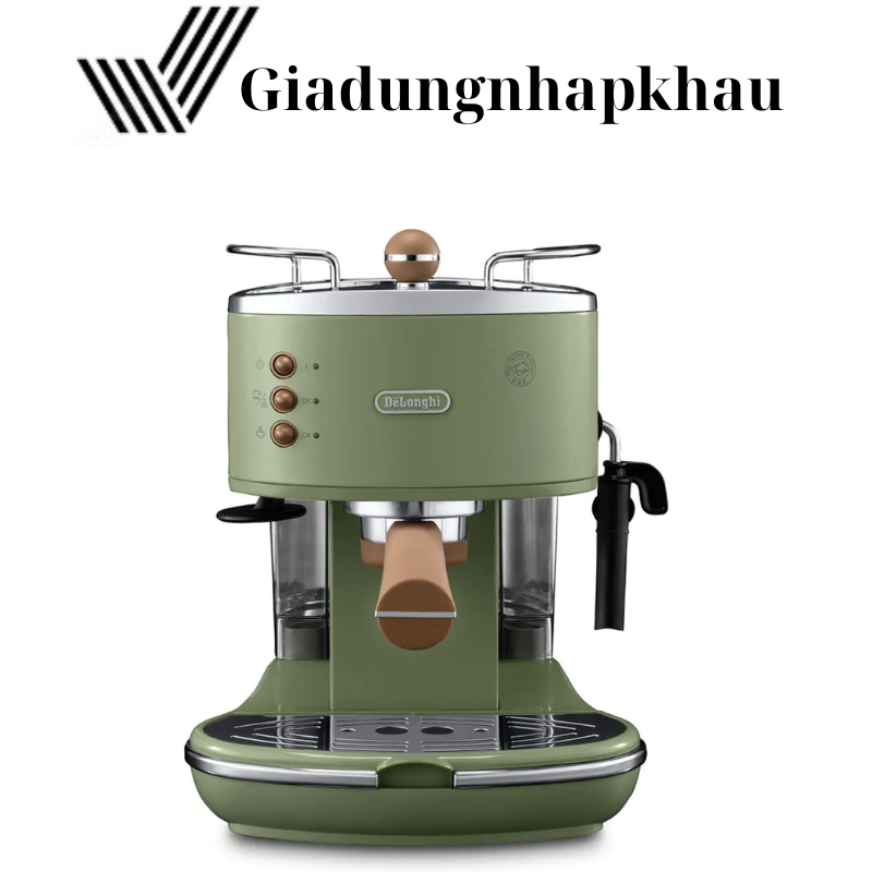 Máy Pha Cà Phê DELONGHI ICONA ECO 311, Máy Pha Cafe, Espresso, Cappuccino, 15 Bar, 1.4L,BH 12 Tháng, Giadungnhapkhau_68