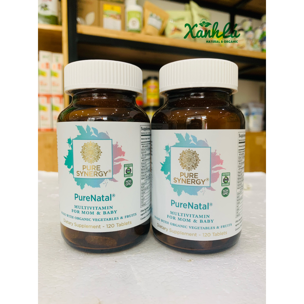 Multivitamin cho mẹ bầu và cho con bú Pure Synergy Hộp 120 viên