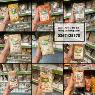 Hạt Kiều mạch - Đậu gà - Đậu năng đỏ - Hạt chia - Hạt Qnoa hữu cơ nội địa Đức DM BIO