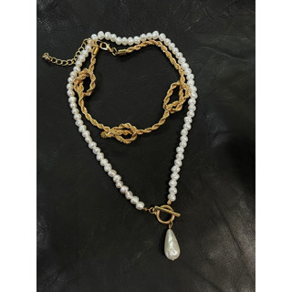 Vòng cổ choker đính đá layer