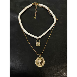 Vòng cổ choker đính đá layer