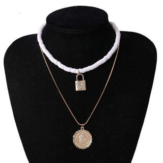 Vòng cổ choker đính đá layer