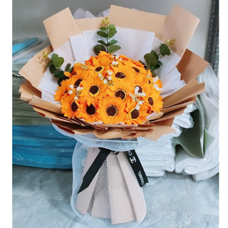 bó hoa sáp hướng dương 20 bông tuyệt đẹp quà tặng tốt nghiệp... giá rẻ bó theo yêu cầu giá rẻ