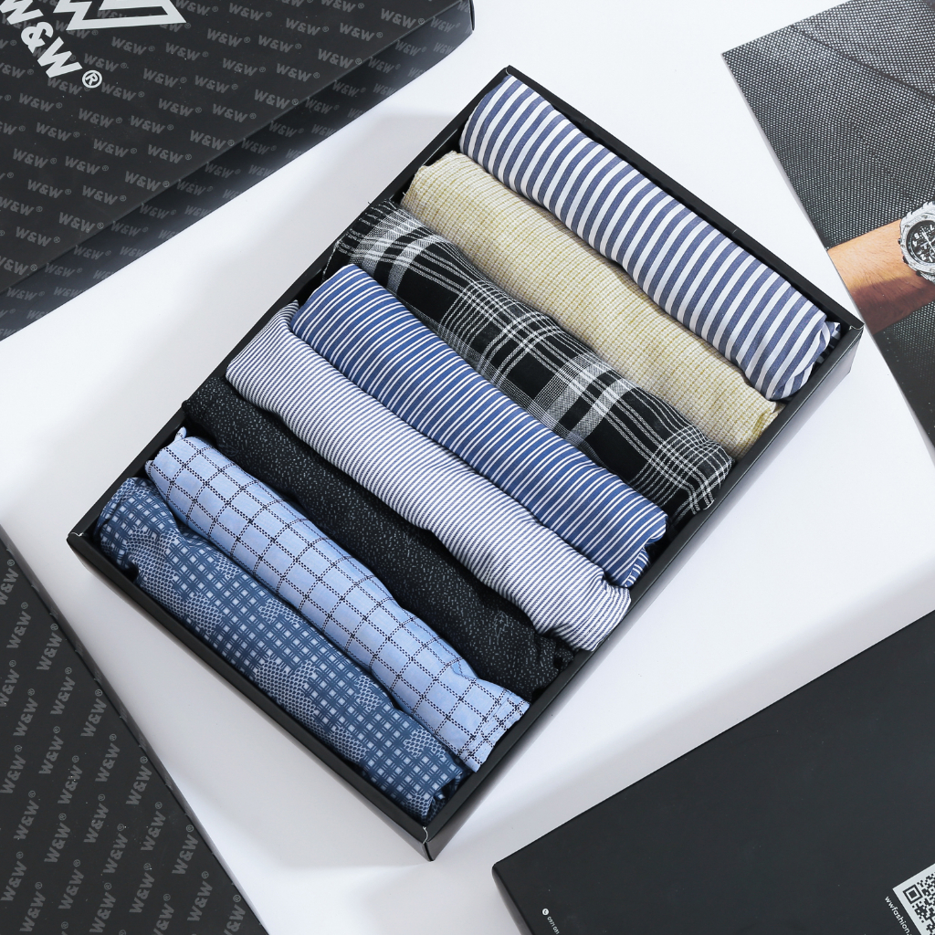 Quần Đùi Ngủ Mặc Nhà Nam W&W Cạp Chun, Chất Liệu Cotton Nhẹ Mát, Thấm Hút Mồ Hôi Không Bai Xù SHORT03